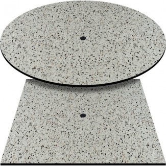 Compact HPL Indoor Outdoor Laminate Commercial Durable Modern Restaurant Bar Cafe Hotel Table Tops in Stock